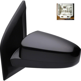 Alzare® - Driver Side Power View Mirror (Non-Heated, Non-Foldaway) (Standard Line)