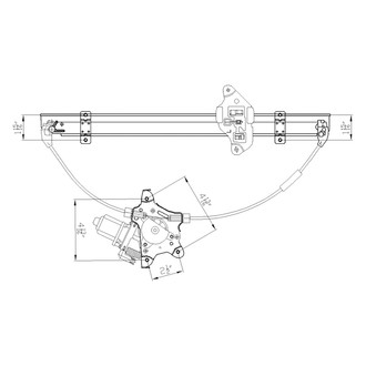 Alzare® - Power Window Regulator and Motor Assembly