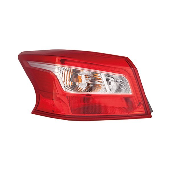 Alzare® - Driver Side Outer Replacement Tail Light, Nissan Sentra