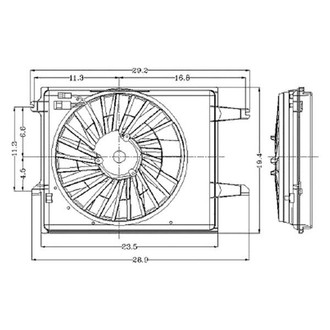 Alzare® - Engine Cooling Fan Assembly