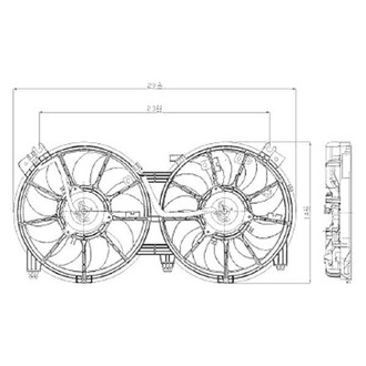 Alzare® - Engine Cooling Fan Assembly