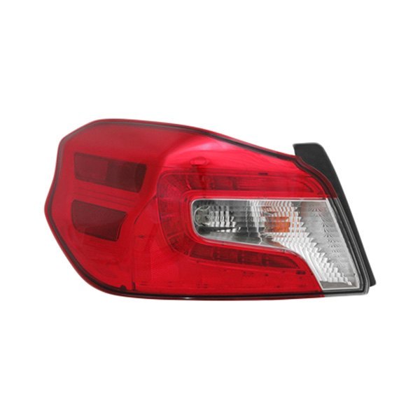 Alzare® - Driver Side Replacement Tail Light Lens and Housing, Subaru WRX