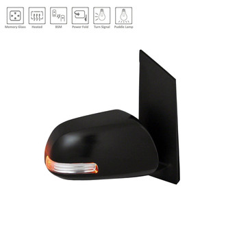 Alzare® - Passenger Side Power View Mirror (Heated, Foldaway) (Standard Line)