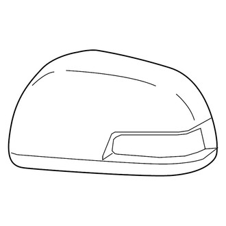 Alzare® - Chrome Driver Side Mirror Cover