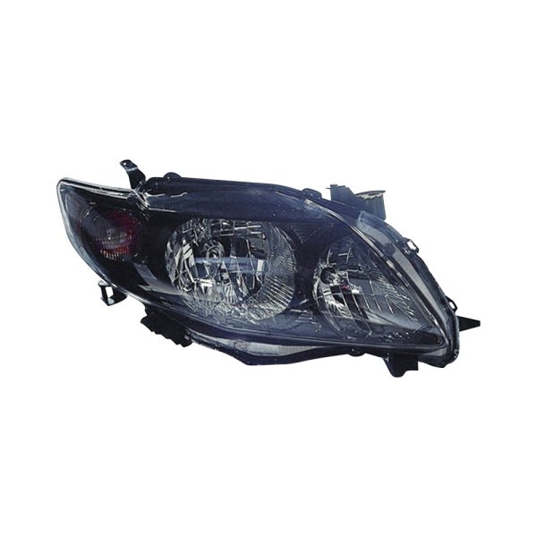 Alzare® - Passenger Side Replacement Headlight, Toyota Corolla