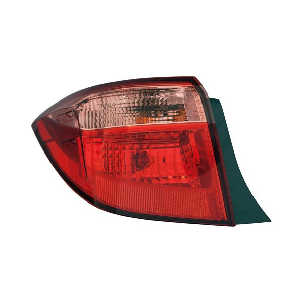 Alzare® - Driver Side Outer Replacement Tail Light, Toyota Corolla