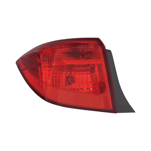 Alzare® - Driver Side Outer Replacement Tail Light, Toyota Corolla
