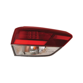 Alzare® TO2805153 - Passenger Side Outer Replacement Tail Light (Standard Line)