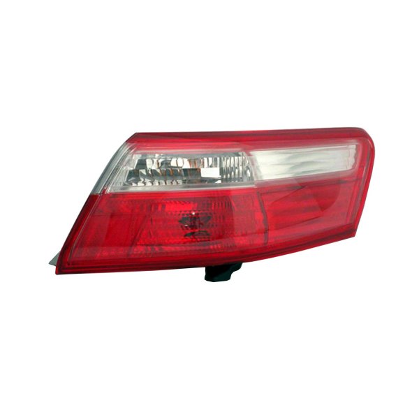 Alzare® - Passenger Side Outer Replacement Tail Light Lens and Housing, Toyota Camry