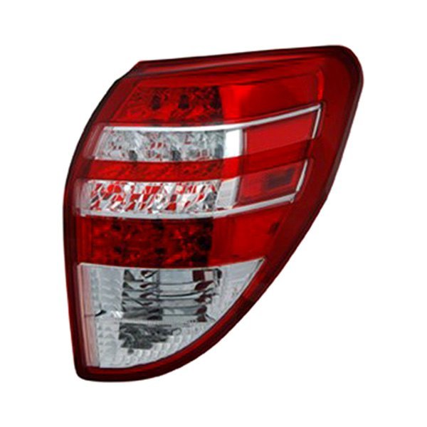Alzare® - Passenger Side Outer Replacement Tail Light Lens and Housing, Toyota RAV4