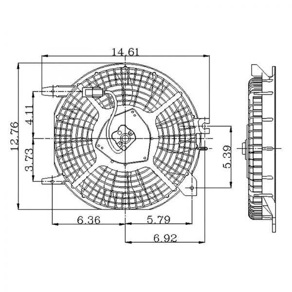 Alzare® - A/C Condenser Fan Assembly