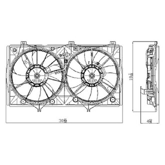 Alzare® - Engine Cooling Fan Assembly