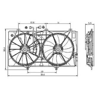 Alzare® - Engine Cooling Fan Assembly