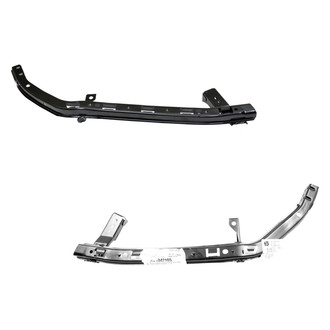 Alzare® - Front Upper Driver and Passenger Side Bumper Cover Support Set (Standard Line)