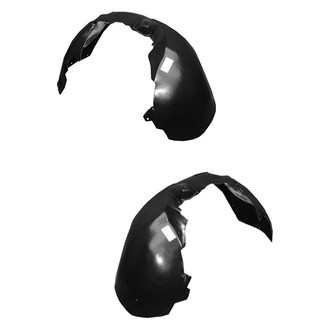 Alzare® - Front Driver and Passenger Side Fender Splash Shield Set (Standard Line)