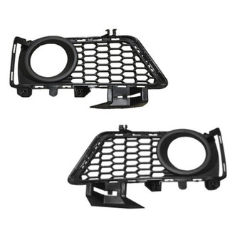 Alzare® - Front Driver and Passenger Side Fog Light Bezel Set (Standard Line)