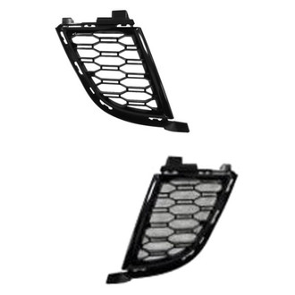 Alzare® - Front Center Outer Driver and Passenger Side Bumper Insert Set (Standard Line)