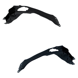 Alzare® - Driver and Passenger Side Radiator Support Set (Standard Line)