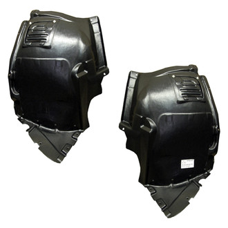 Alzare® - Front Driver and Passenger Side Fender Liner Front Section Set (Standard Line)
