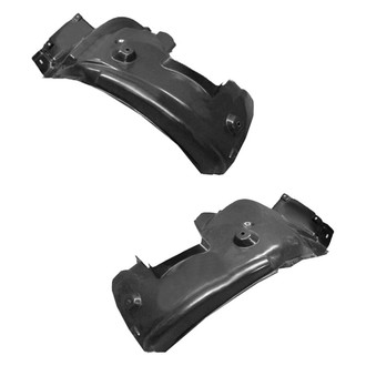 Alzare® - Front Rearward Driver and Passenger Side Fender Liner Rear Section Set (Standard Line)