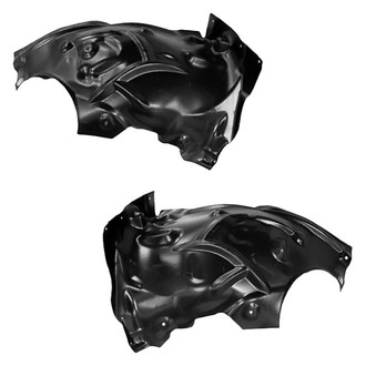 Alzare® - Front Rearward Driver and Passenger Side Fender Liner Rear Section Set (Standard Line)