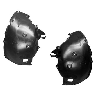 Alzare® - Front Forward Driver and Passenger Side Fender Liner Set (CAPA Certified)