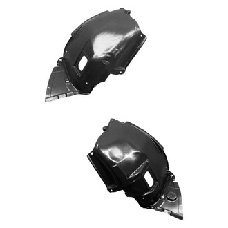 Alzare® - Front Driver and Passenger Side Fender Splash Shield Set (Standard Line)