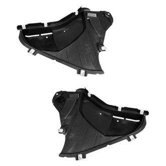 Alzare® - Front Driver and Passenger Side Fender Splash Shield Set (CAPA Certified)