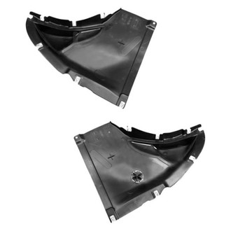 Alzare® - Front Driver and Passenger Side Fender Splash Shield Set (Standard Line)