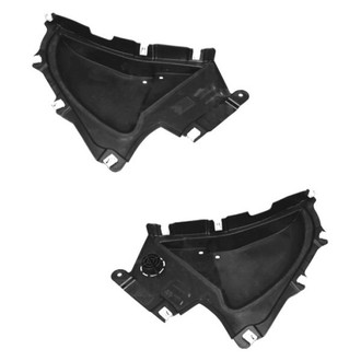 Alzare® - Front Driver and Passenger Side Fender Splash Shield Set (Standard Line)