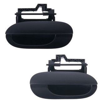 Alzare® - Rear Driver and Passenger Side Exterior Door Handle Set (Standard Line)