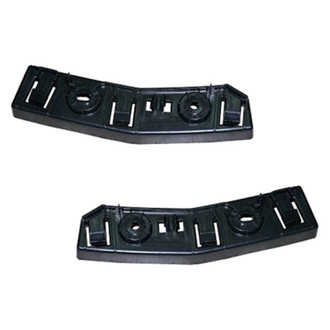 Alzare® - Front Upper Outer Driver and Passenger Side Bumper Cover Support Set (Standard Line)