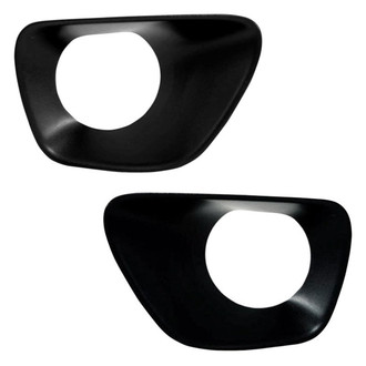 Alzare® - Front Driver and Passenger Side Fog Light Bezel Set (Standard Line)
