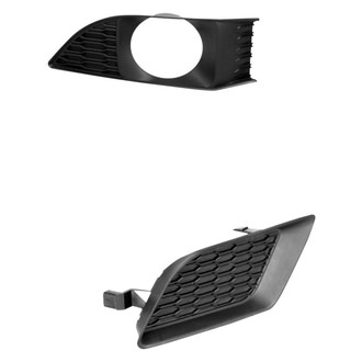 Alzare® - Front Driver and Passenger Side Fog Light Cover Set (Standard Line)