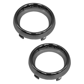 Alzare® - Front Driver and Passenger Side Fog Light Trim Set (Standard Line)