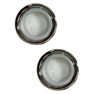 Alzare® - Front Driver and Passenger Side Fog Light Trim Set (CAPA Certified)