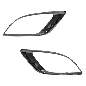 Alzare® - Front Driver and Passenger Side Fog Light Trim Set (Standard Line)