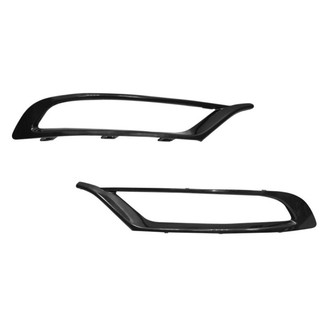 Alzare® - Front Driver and Passenger Side Fog Light Trim Set (Standard Line)