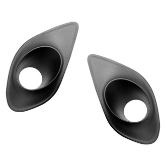 Alzare® - Front Driver and Passenger Side Fog Light Bezel Set (Standard Line)