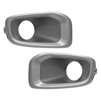 Alzare® - Front Driver and Passenger Side Fog Light Bezel Set (Standard Line)