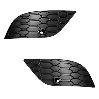 Alzare® - Front Lower Outer Driver and Passenger Side Fog Light Cover Set (Standard Line)