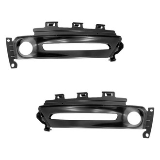 Alzare® - Front Driver and Passenger Side Fog Light Bezel Set (Standard Line)