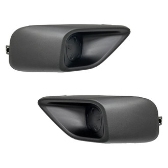 Alzare® - Front Driver and Passenger Side Fog Light Cover Set (Standard Line)