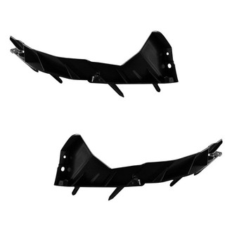 Alzare® - Front Outer Driver and Passenger Side Bumper Cover Support Rail Set (Standard Line)