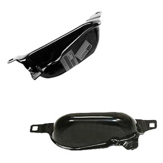 Alzare® - Front Upper Driver and Passenger Side Bumper Cover Bracket Set (Standard Line)