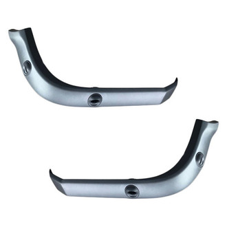 Alzare® - Rear Lower Outer Driver and Passenger Side Bumper Valance Set (Standard Line)