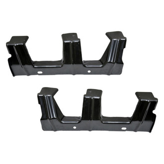 Alzare® - Front Driver and Passenger Side Fender Brace Set (Standard Line)