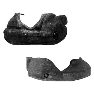 Alzare® - Front Driver and Passenger Side Fender Liner Set (Standard Line)