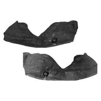 Alzare® - Front Driver and Passenger Side Fender Liner Set (Standard Line)