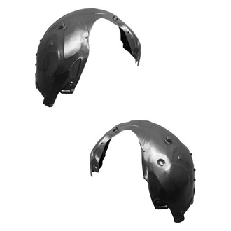Alzare® - Front Driver and Passenger Side Fender Liner Set (CAPA Certified)